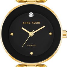 Women's Genuine Diamond Dial Bangle Watch