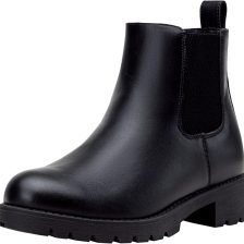 Women's 9607 Chelsea Ankle Boots Pull-On Booties for Women